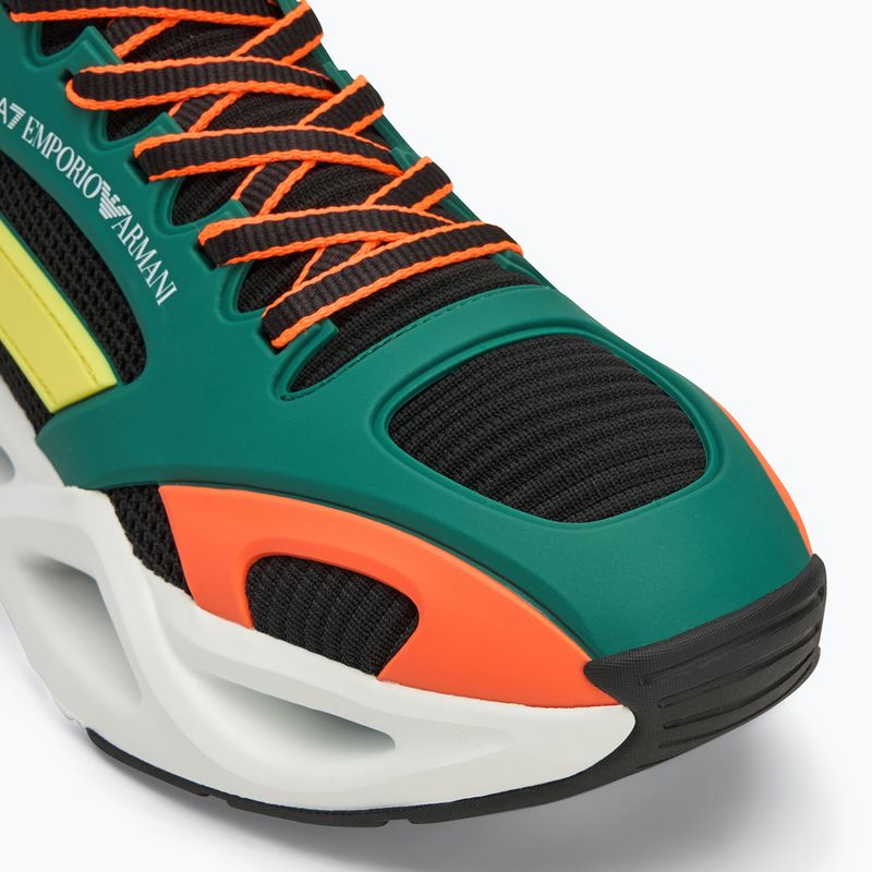 Buty EA7 Emporio Armani Infinity Cage black/ evergreen/ orange fluo 7