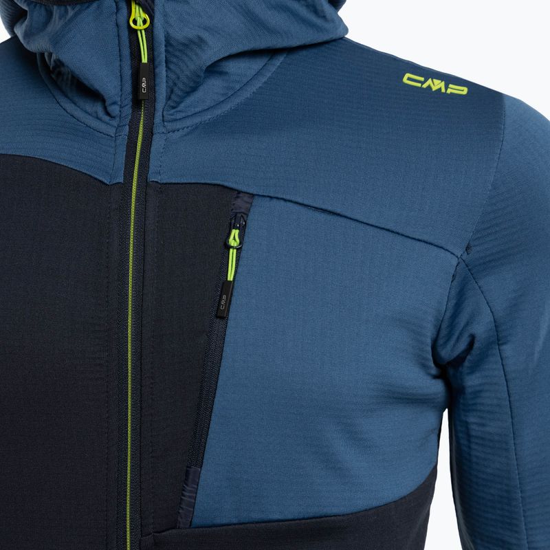 Bluza męska CMP 33G6597 Fix Hood black/blue 3