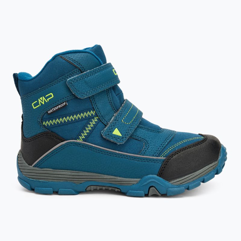 Śniegowce juniorskie CMP Pyry Snowboots petrol / yellow fluo 2