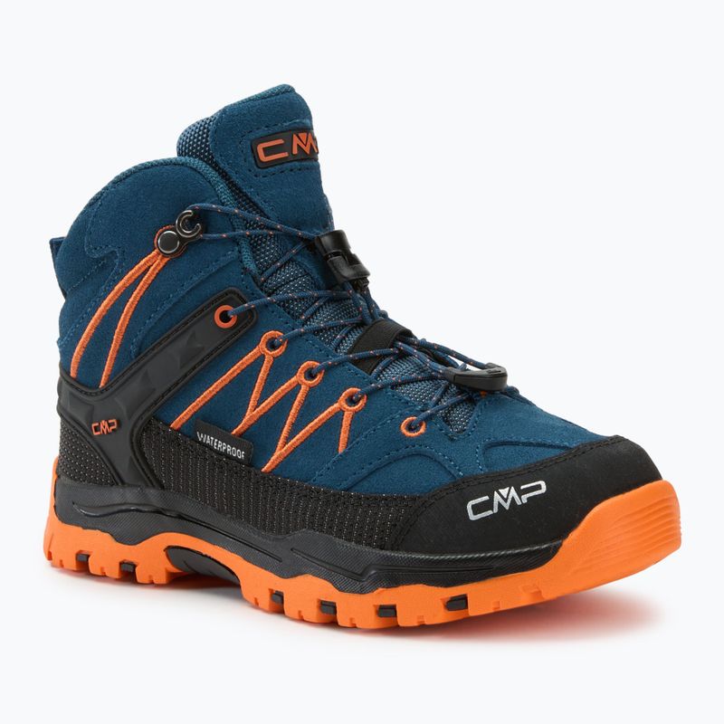 Buty trekkingowe dziecięce CMP Rigel Mid bluesteel / flame