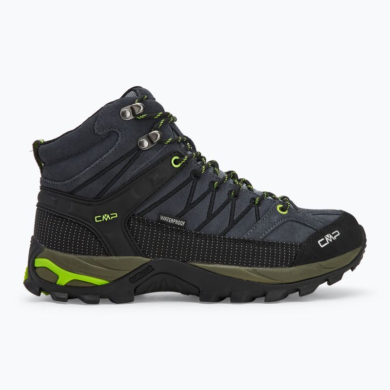 Buty trekkingowe męskie CMP Rigel Mid grey/yellow fluo 2