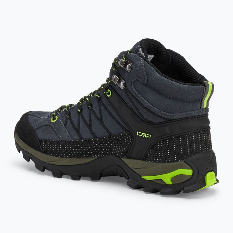 Buty trekkingowe męskie CMP Rigel Mid grey/yellow fluo 3