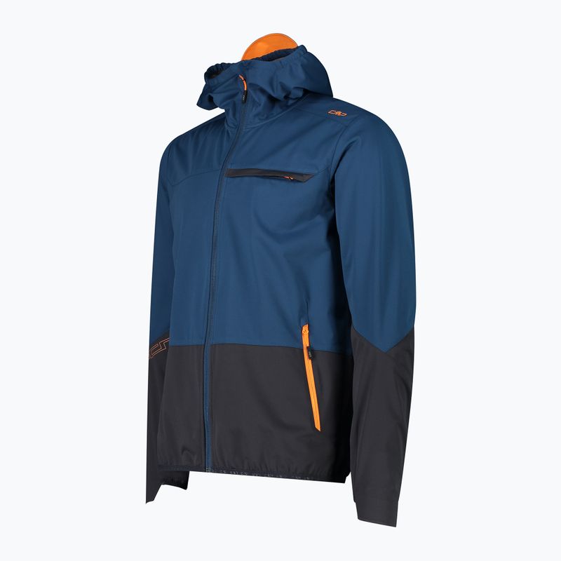 Kurtka softshell męska CMP 34A7547 Fix Hood bluesteel 3