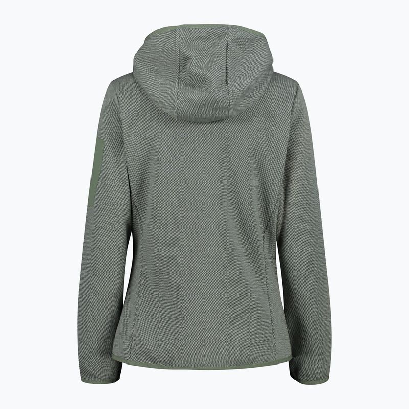 Bluza trekkingowa damska CMP 34H6376 Fix Hood salvia/jade 3