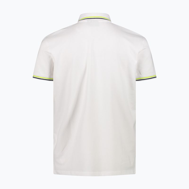 Koszulka polo męska CMP 34D5987 bianco 2