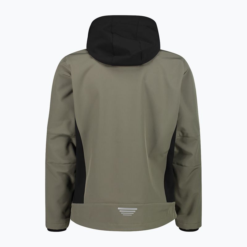 Kurtka softshell męska CMP 3A01787N olive / nero 2