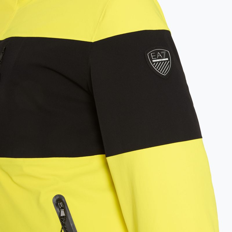 Kurtka narciarska męska EA7 Emporio Armani Ski Kitzbuhel Colorblock Protectum blazing yellow 3