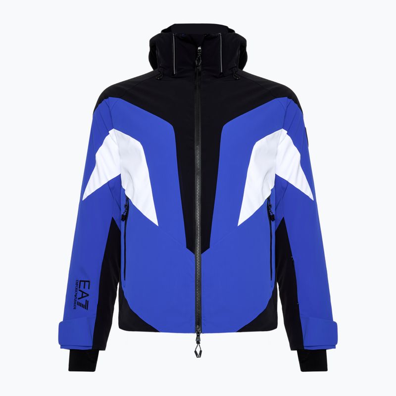 Kurtka narciarska męska EA7 Emporio Armani Ski Cortina Colorblock Toray new royal blue