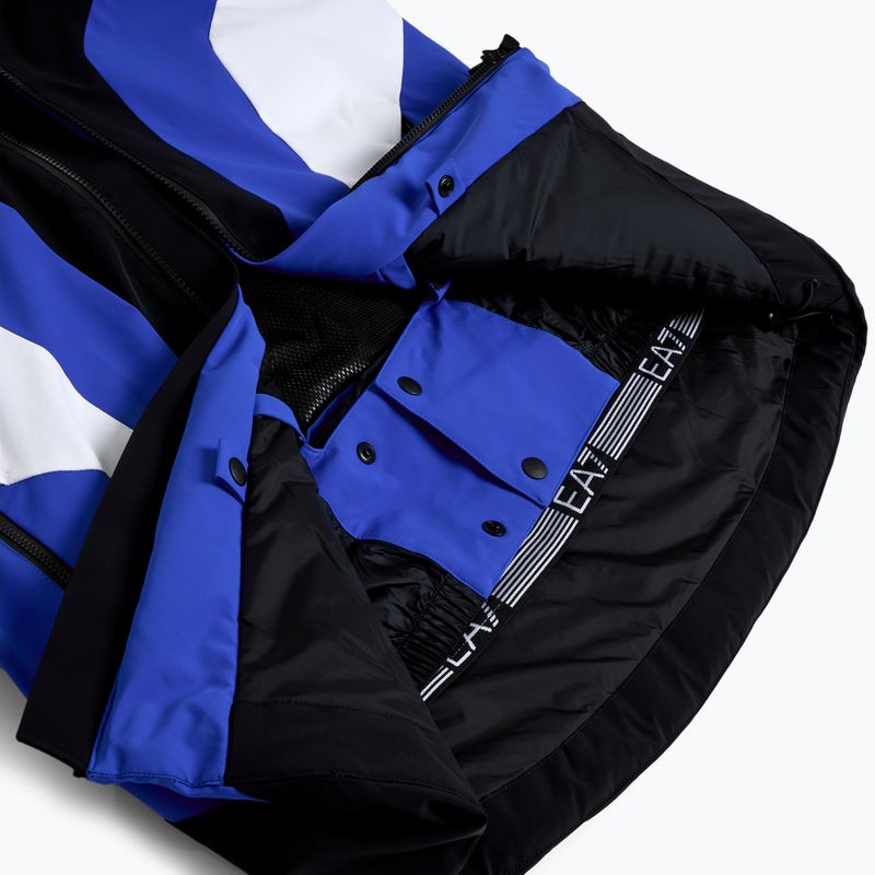 Kurtka narciarska męska EA7 Emporio Armani Ski Cortina Colorblock Toray new royal blue 9