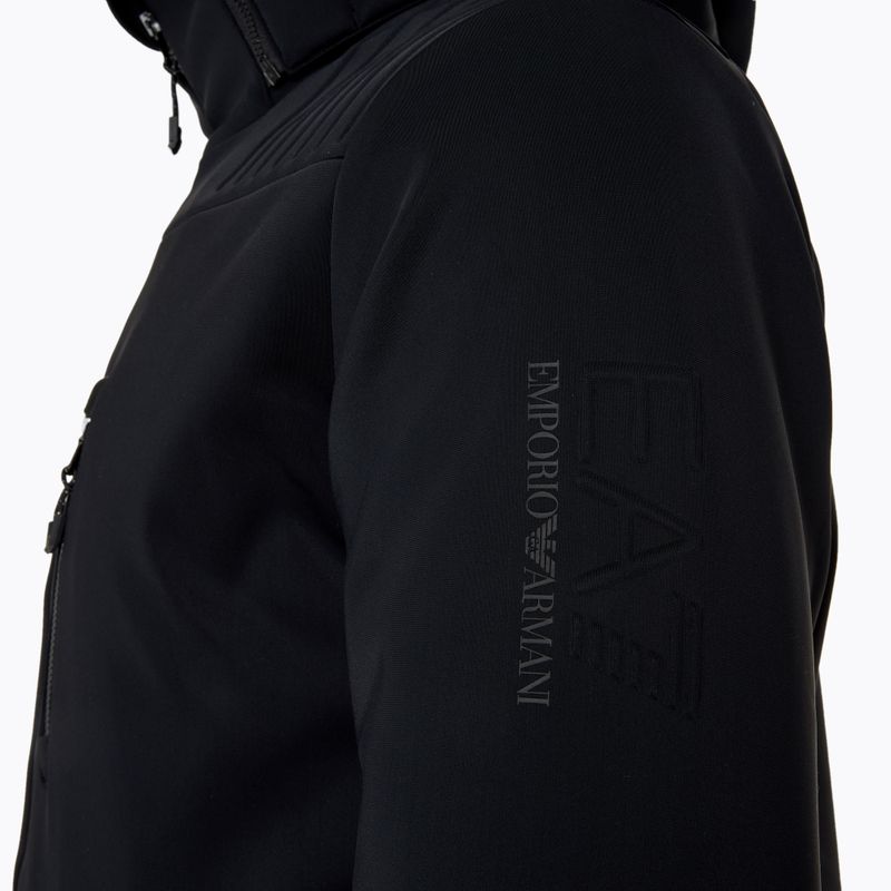 Kurtka narciarska męska EA7 Emporio Armani Ski Kitzbuhel Softshell 2024 black 3