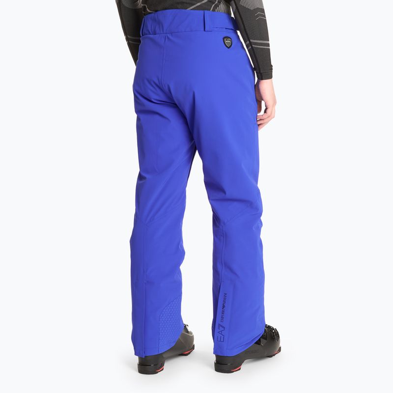 Spodnie narciarskie męskie EA7 Emporio Armani Ski Cortina Toray new royal blue 2