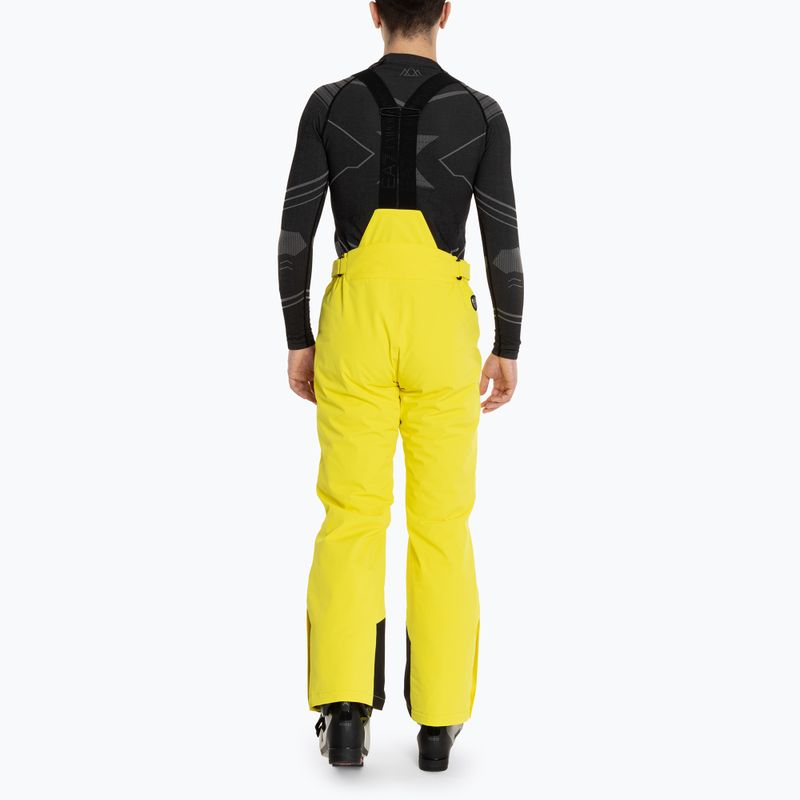 Spodnie narciarskie męskie EA7 Emporio Armani Ski Kitzbuhel Protectum blazing yellow 2
