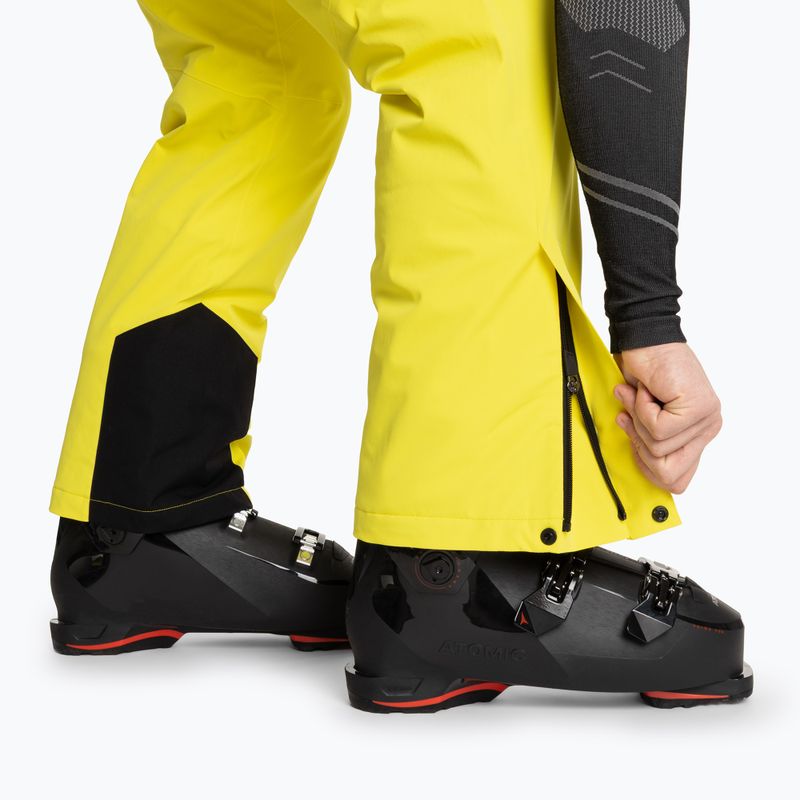 Spodnie narciarskie męskie EA7 Emporio Armani Ski Kitzbuhel Protectum blazing yellow 5