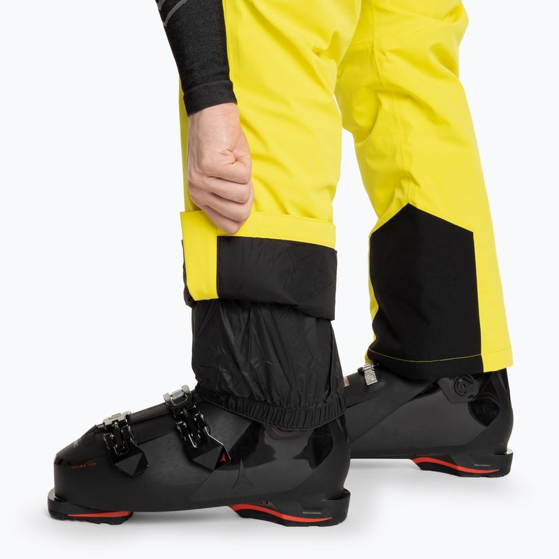 Spodnie narciarskie męskie EA7 Emporio Armani Ski Kitzbuhel Protectum blazing yellow 6