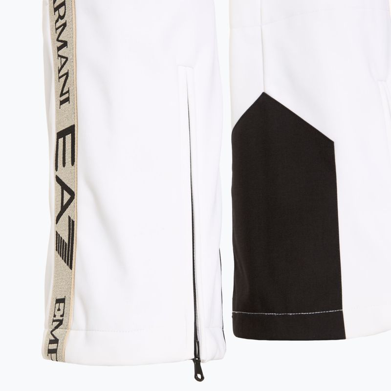 Kombinezon narciarski damski EA7 Emporio Armani Ski Kitzbuhel Softshell white 5