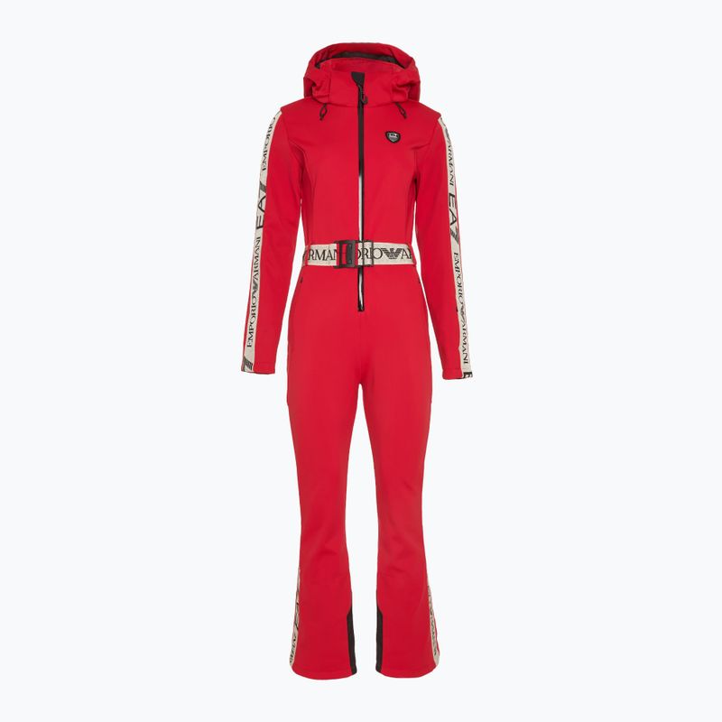 Kombinezon narciarski damski EA7 Emporio Armani Ski Kitzbuhel Softshell salsa