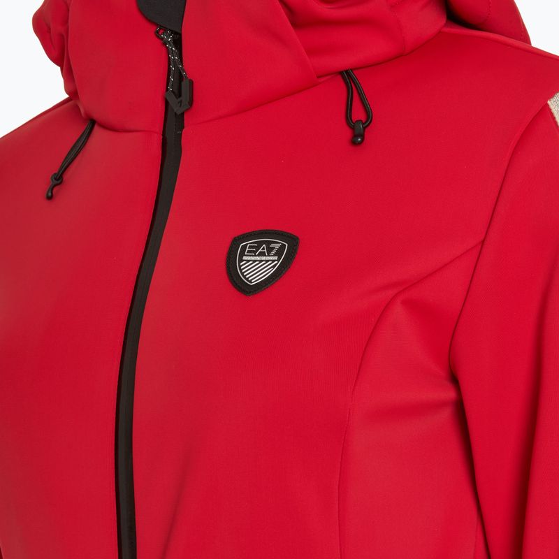 Kombinezon narciarski damski EA7 Emporio Armani Ski Kitzbuhel Softshell salsa 3