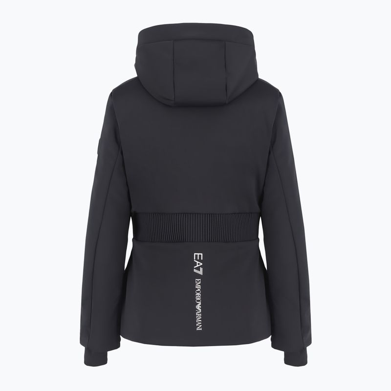 Kurtka narciarska damska EA7 Emporio Armani Ski Kitzbuhel Softshell 2024 black 2