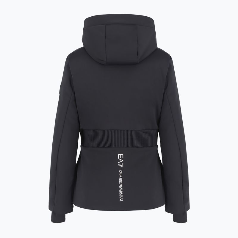 Kurtka narciarska damska EA7 Emporio Armani Ski Kitzbuhel Softshell black 2