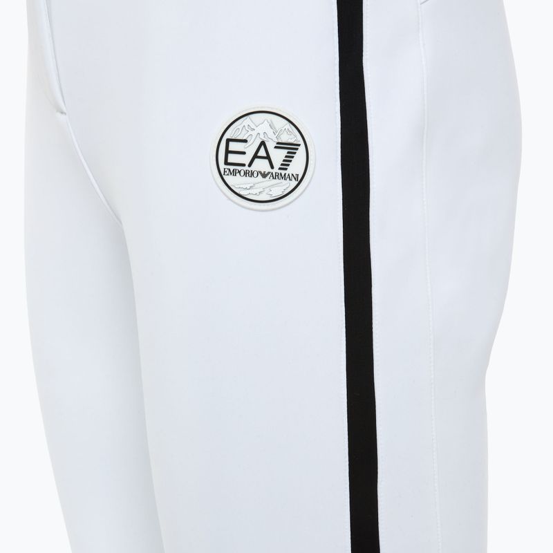 Spodnie narciarskie damskie EA7 Emporio Armani Ski St. Moritz Fashion white 3