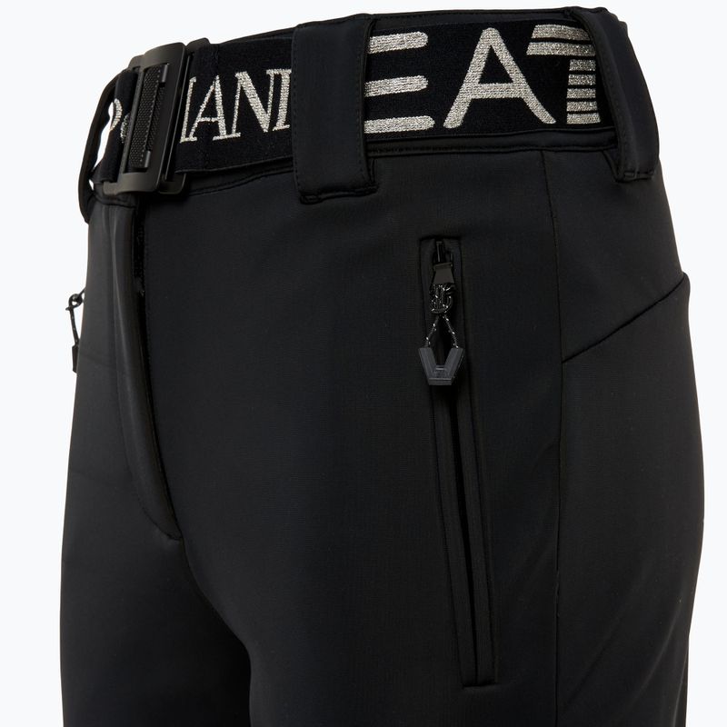 Spodnie narciarskie damskie EA7 Emporio Armani Ski Kitzbuhel High Waisted Softshell black 3