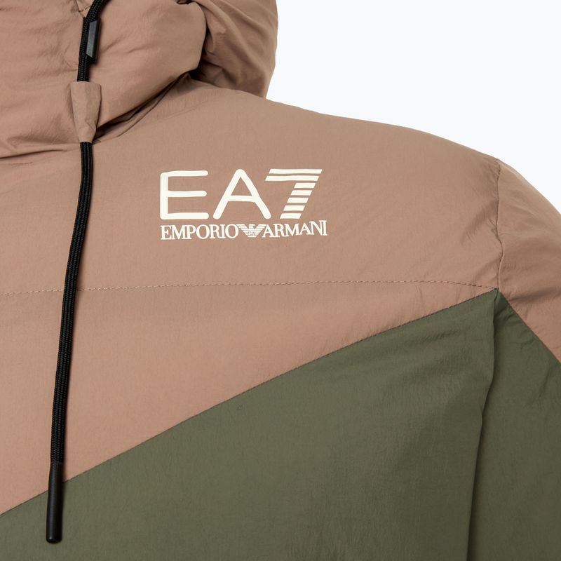 Kurtka męska EA7 Emporio Armani Train Athletic Colour Block Padded beetlee 3