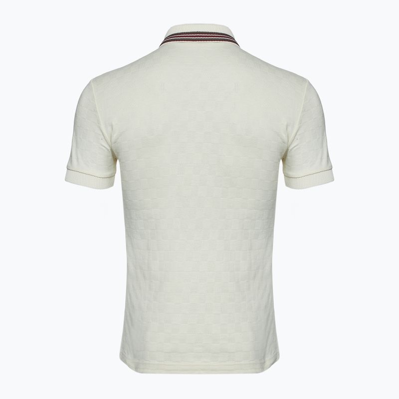 Koszulka męska EA7 Emporio Armani Golf Pro Polo Check silver birch 2