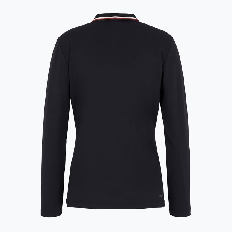 Longsleeve damski EA7 Emporio Armani Golf Pro Polo black 2