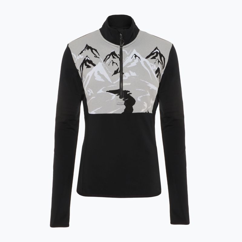 Bluza narciarska damska EA7 Emporio Armani Ski St. Moritz Powerstretch T-Top black