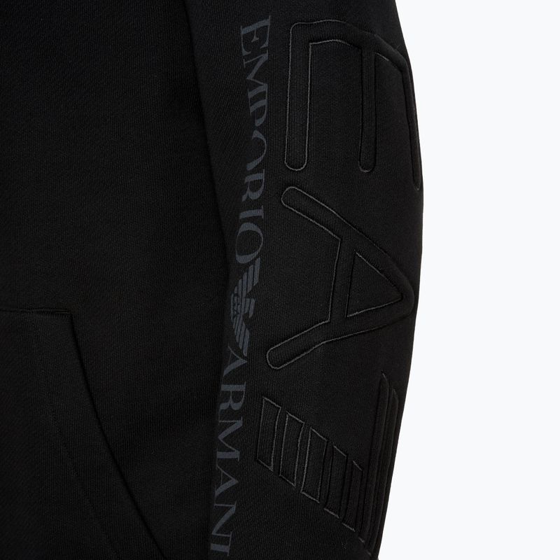 Bluza EA7 Emporio Armani Train Logo Series Embroidery Coft black 4