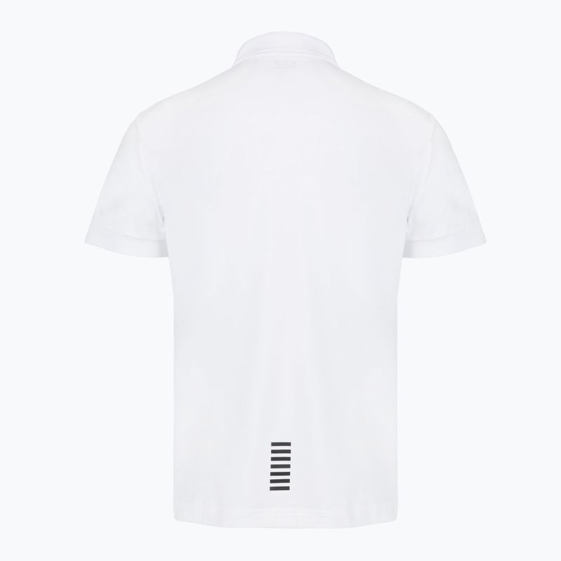 Koszulka polo męska EA7 Emporio Armani Core Identity Polo white 2