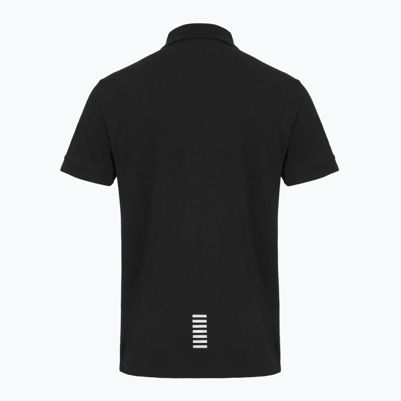 Koszulka polo męska EA7 Emporio Armani Core Identity Polo black 2