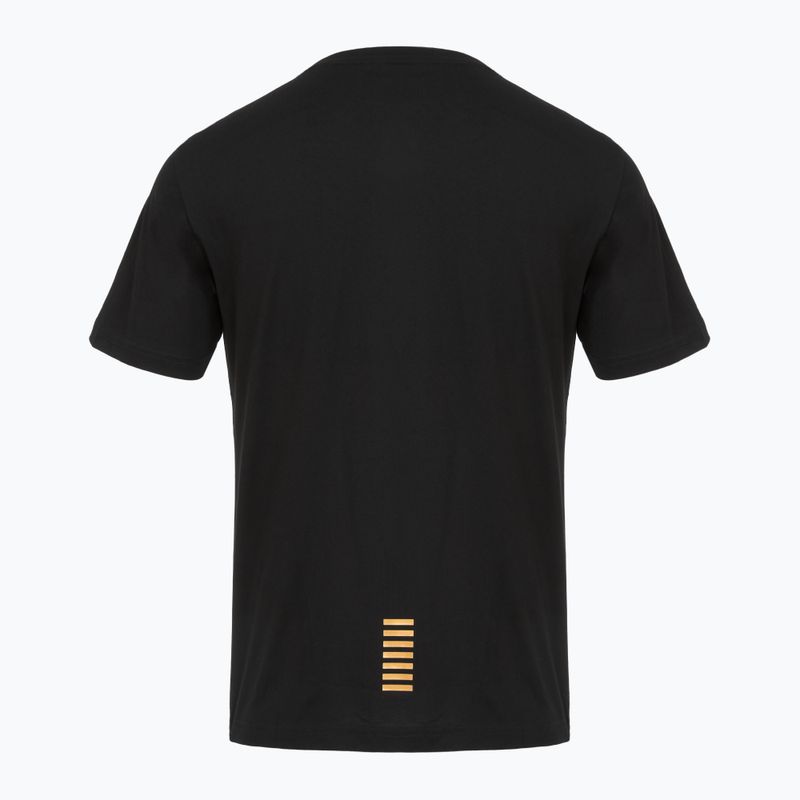 Koszulka męska EA7 Emporio Armani Pima Cotton Core Identity black 2