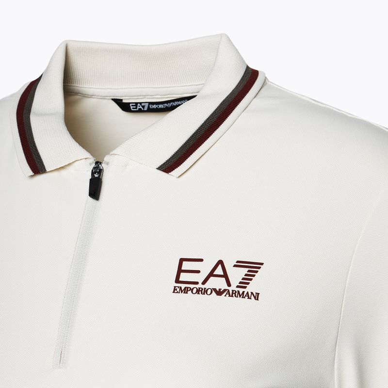 Longsleeve damski EA7 Emporio Armani Golf Pro Polo silver birch 3