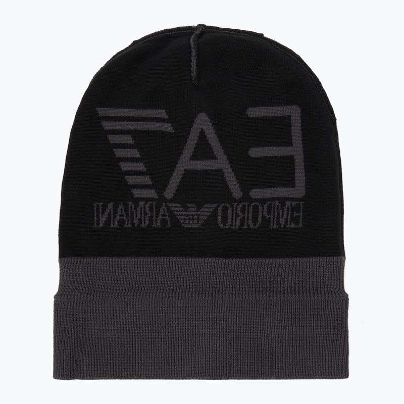 Czapka zimowa EA7 Emporio Armani Mountain Visibility Beanie armani blue/asphalt 4