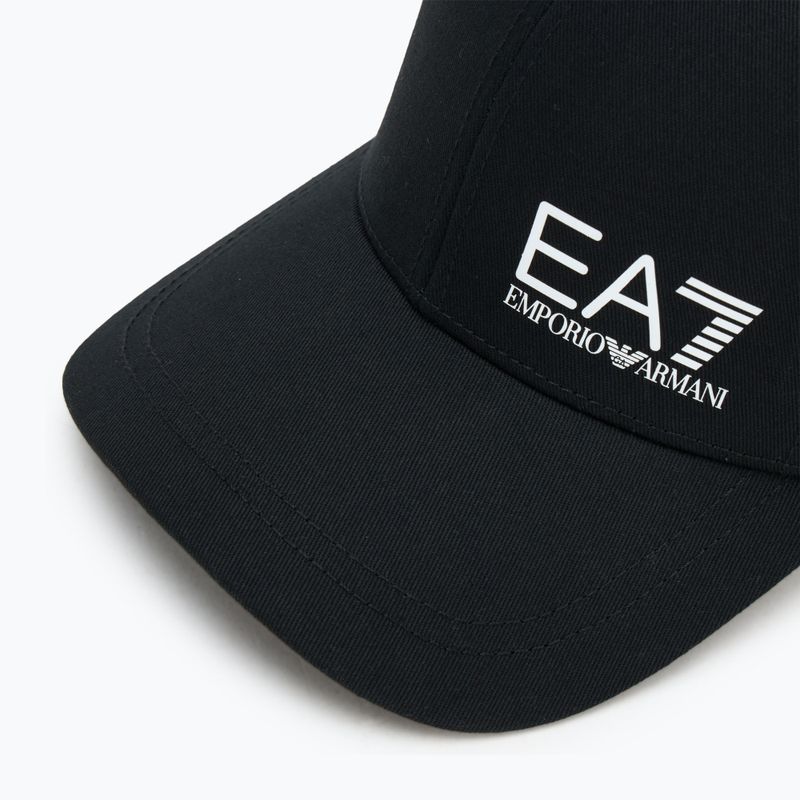 Czapka z daszkiem EA7 Emporio Armani TrainCore IdentityLogo black/white 3
