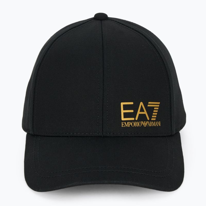 Czapka z daszkiem EA7 Emporio Armani TrainCore IdentityLogo black/gold 2