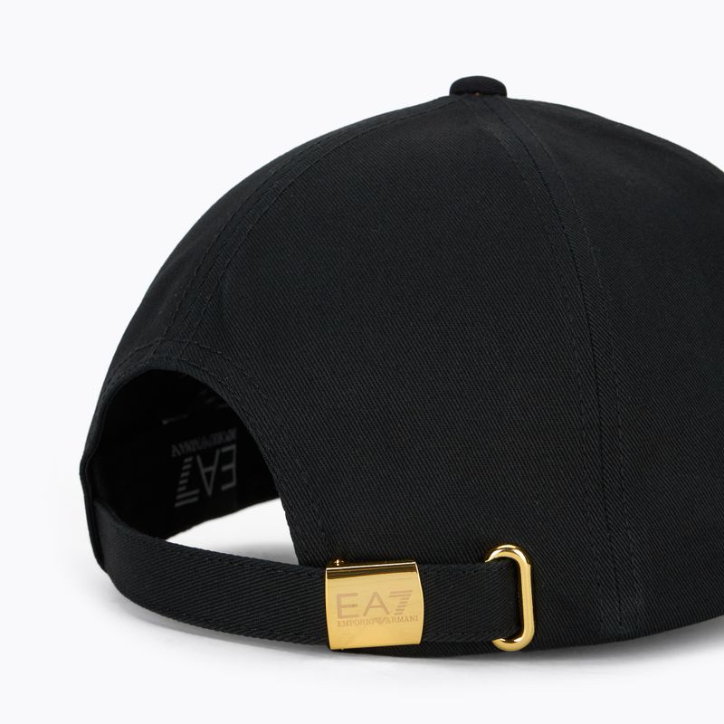 Czapka z daszkiem EA7 Emporio Armani TrainCore IdentityLogo black/gold 4