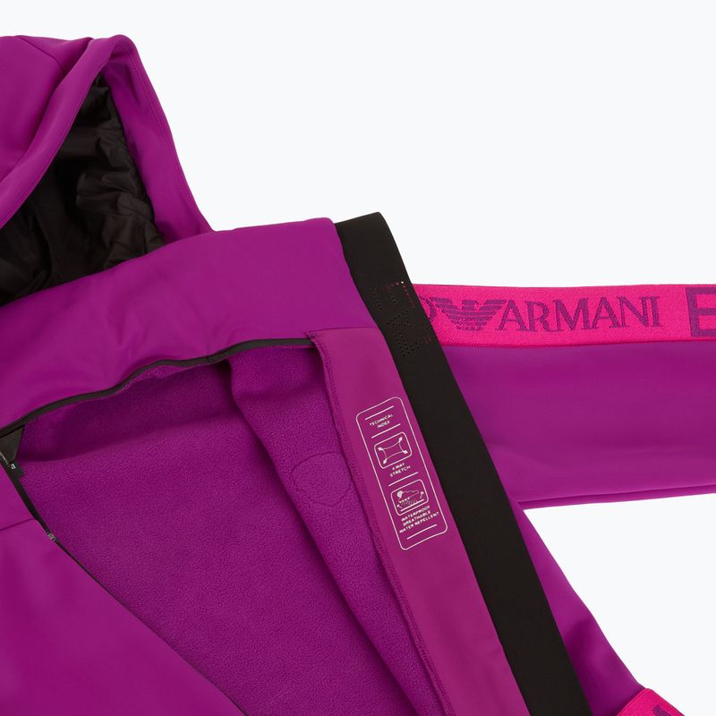 Kombinezon narciarski damski EA7 Emporio Armani Ski Kitzbuhel Softshell hollyhock 6