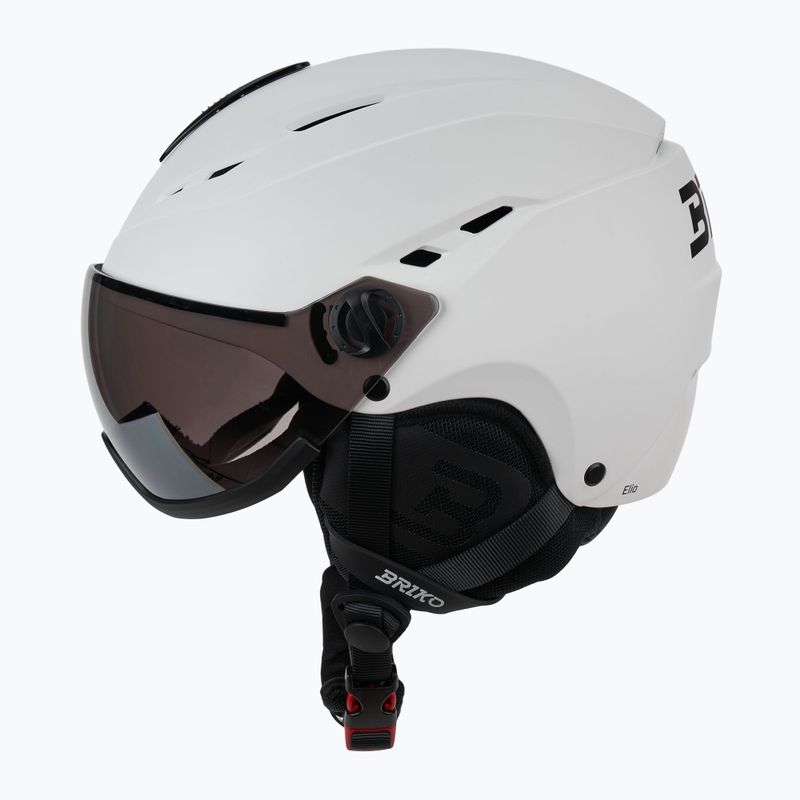 Kask narciarski Briko Elio Visor matt white/black 3