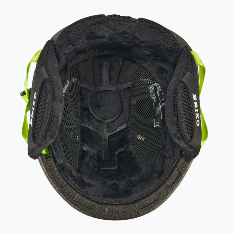 Kask narciarski dziecięcy Briko Makalu Jr shiny sunflower yellow/lineade green 5