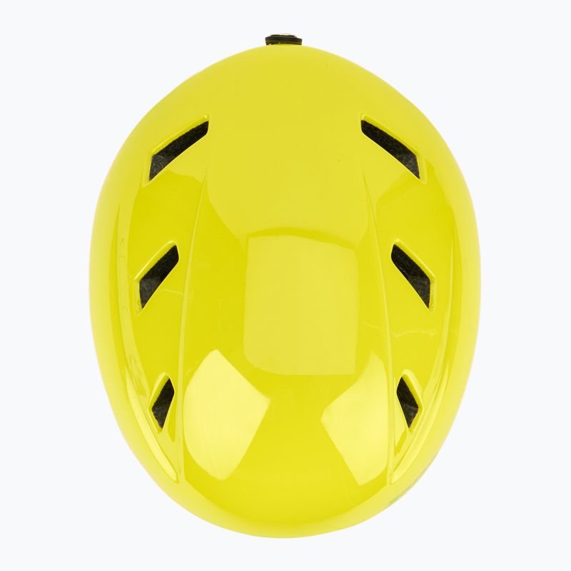 Kask narciarski dziecięcy Briko Makalu Jr shiny sunflower yellow/lineade green 6