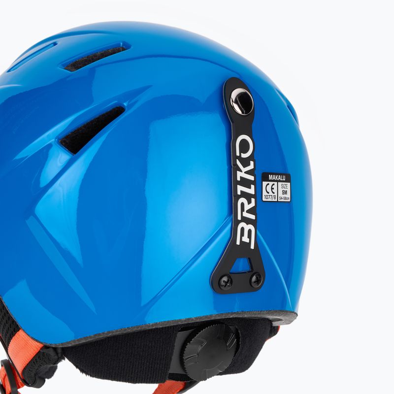 Kask narciarski dziecięcy Briko Makalu Jr shiny lochmara blue/pomegranate red 8