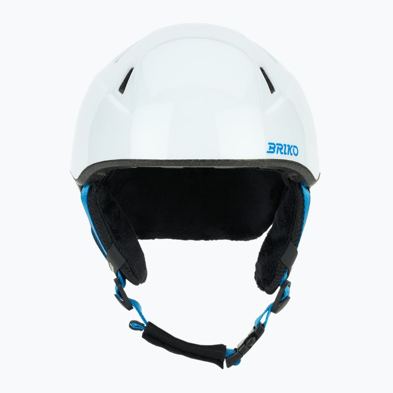 Kask narciarski dziecięcy Briko Makalu Jr shiny white/lochmara blue 2