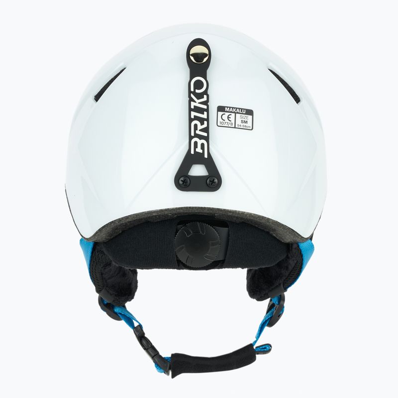 Kask narciarski dziecięcy Briko Makalu Jr shiny white/lochmara blue 4