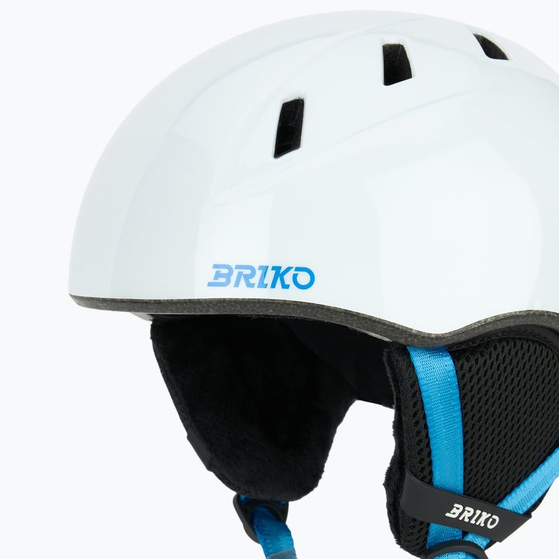 Kask narciarski dziecięcy Briko Makalu Jr shiny white/lochmara blue 7