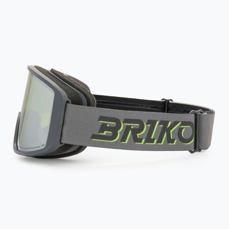 Gogle narciarskie Briko Pulse white gray/yellow 4