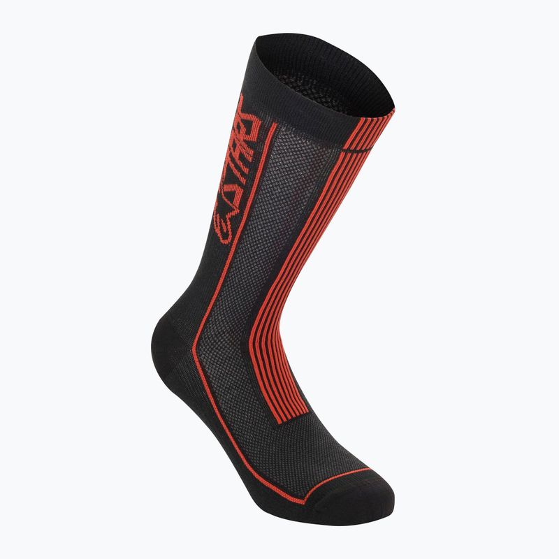 Skarpety męskie Alpinestars Summer 22 black/bright red 4