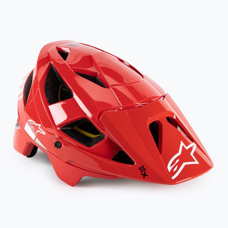 Kask rowerowy Alpinestars Vector Tech A2 bright red/light gray glossy