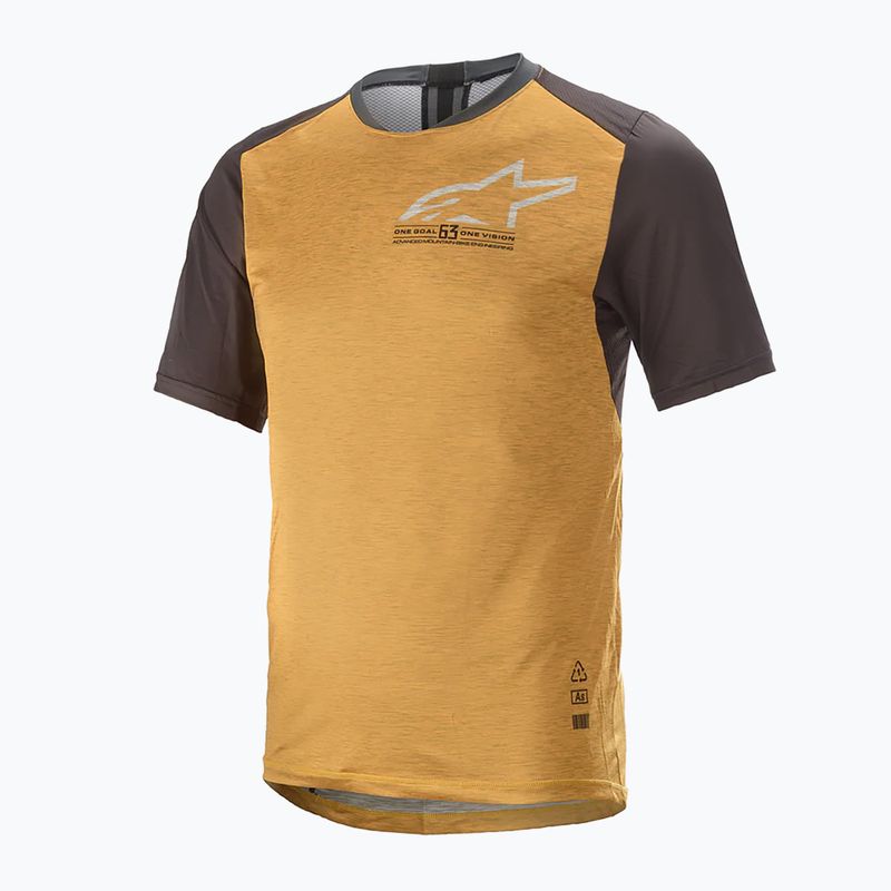 Koszulka rowerowa męska Alpinestars Alps 6.0 V2 tangerine/black